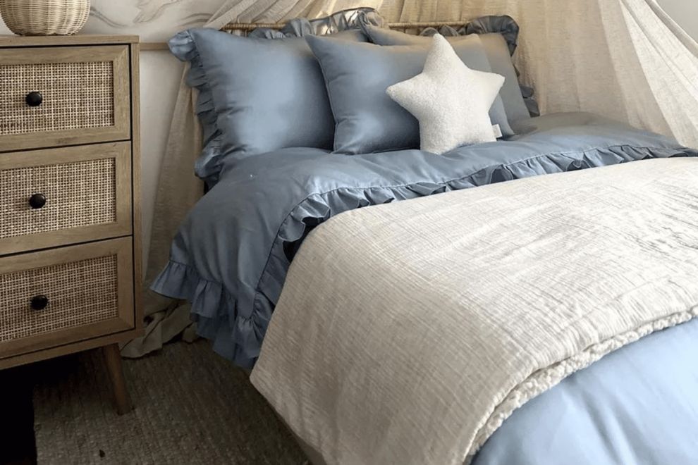Roupa de cama Margaret Azul 140x200cm