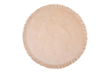Teppich Rund Samt Soft Latte
