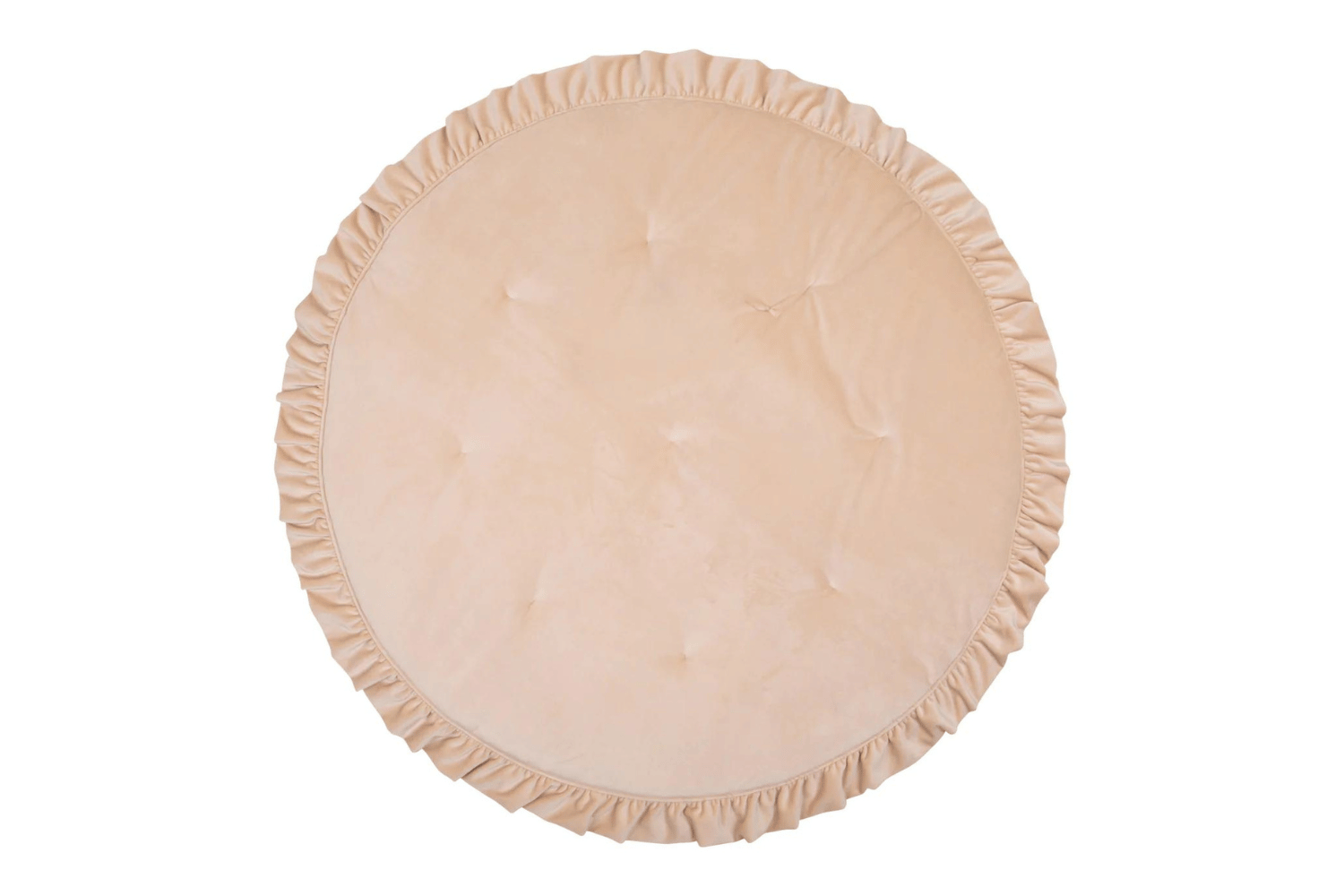 Round Latte Soft Velour Mat