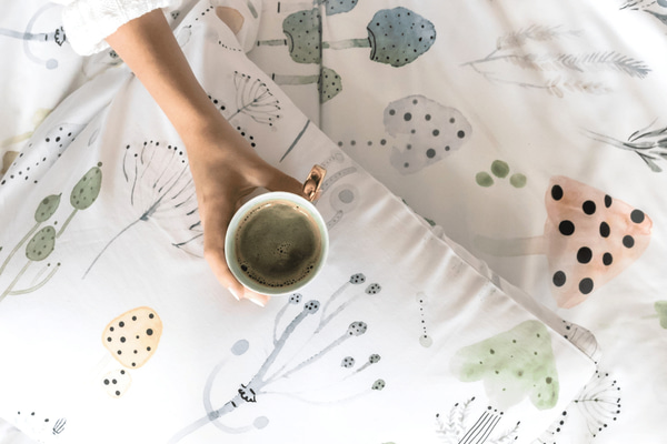 Conjunto de edredão de algodão acetinado - Floresta Encantada 140x200cm