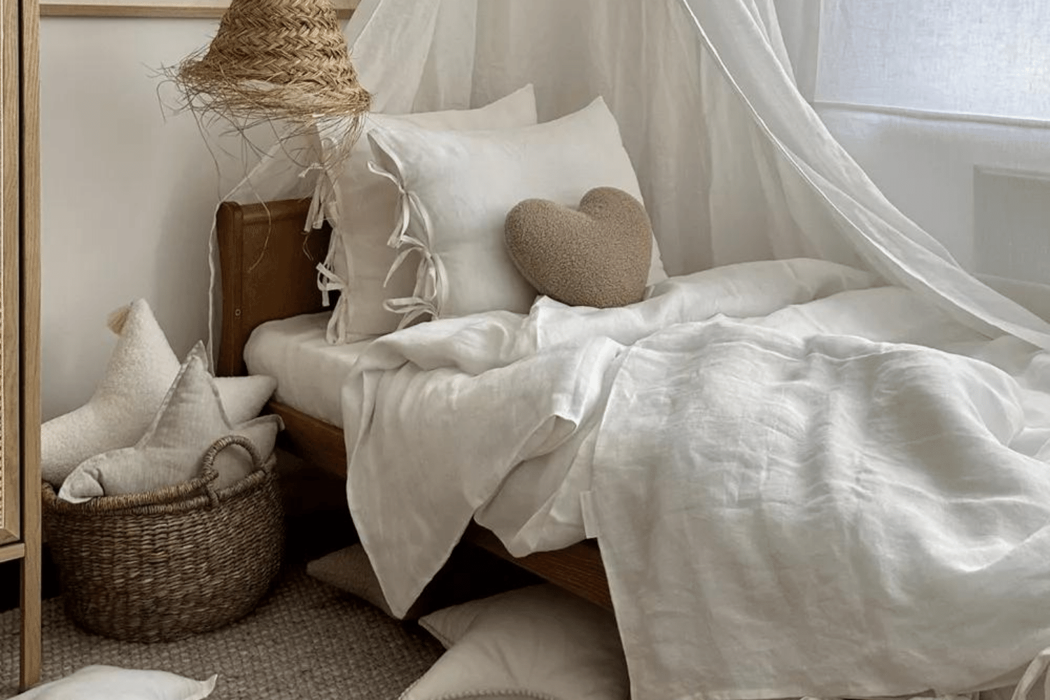 Saldi Estivi - Set Copripiumino Lino Crema 140x200