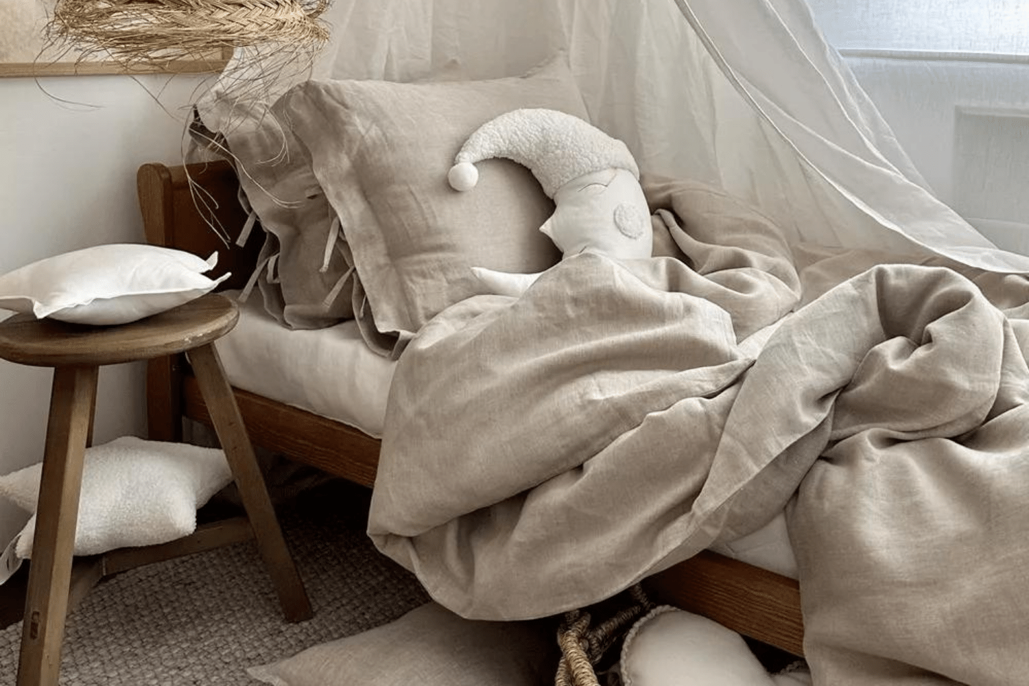 Saldi Estivi - Set Copripiumino in Lino Naturale 140x200