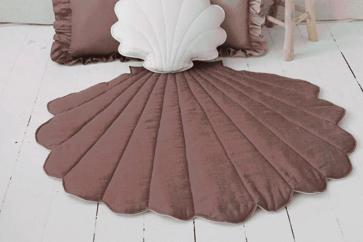 Linen Mat Marsala Shell