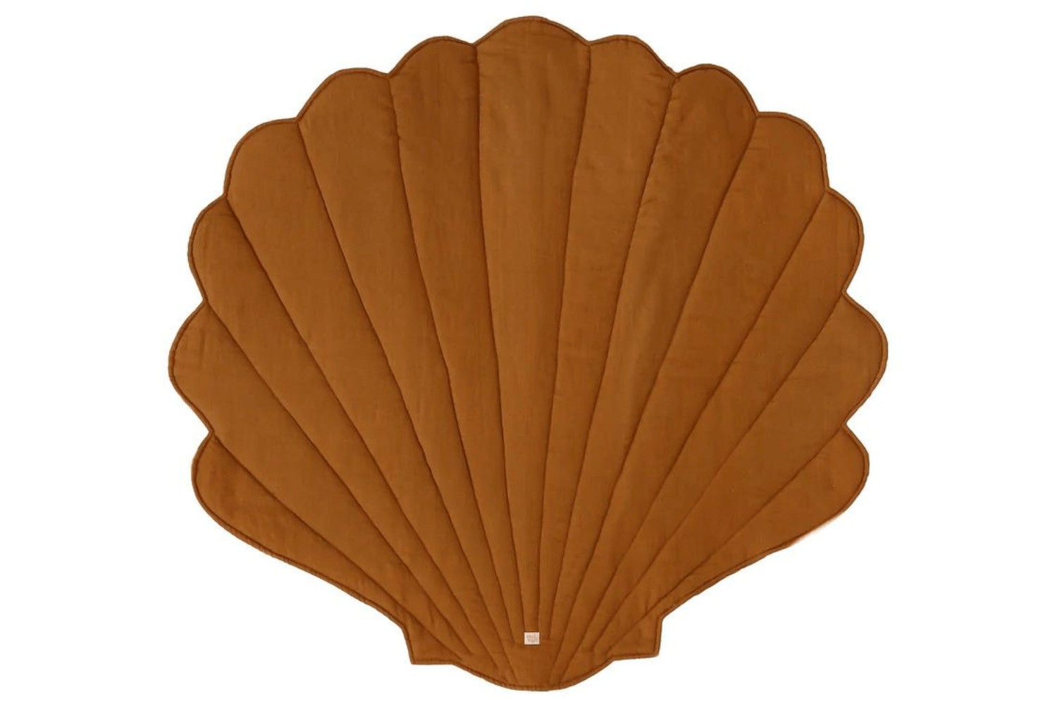 Linen Mat Caramel Shell