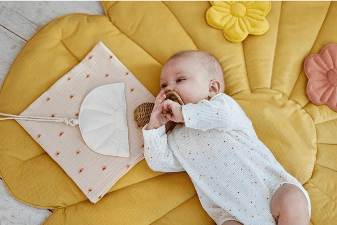 Tapis Fleur de Miel en Velours