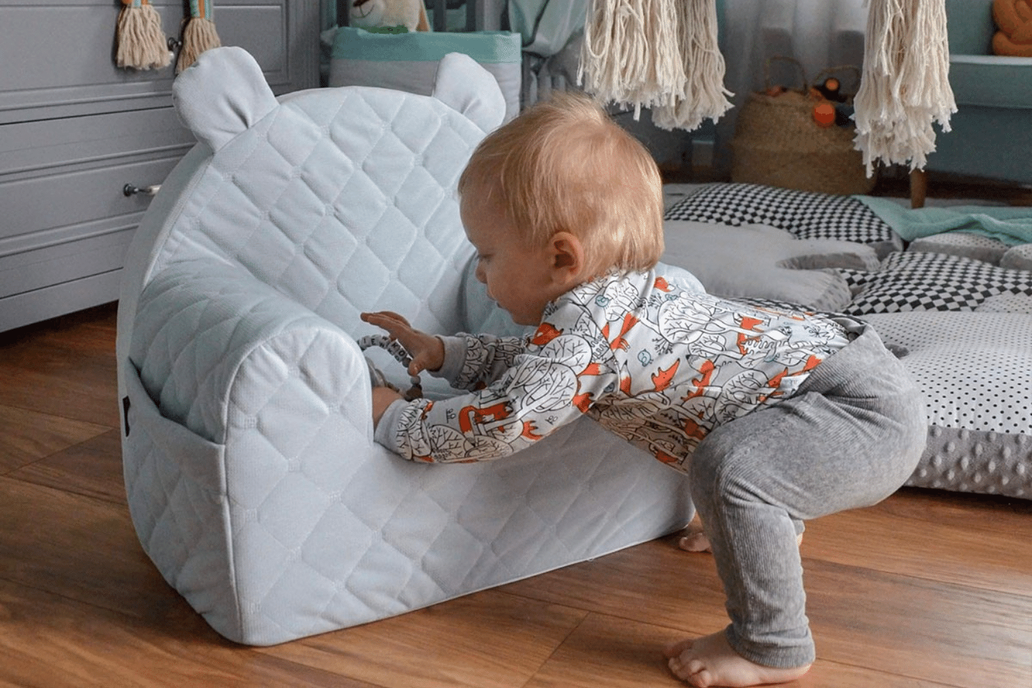 Fauteuil Gris