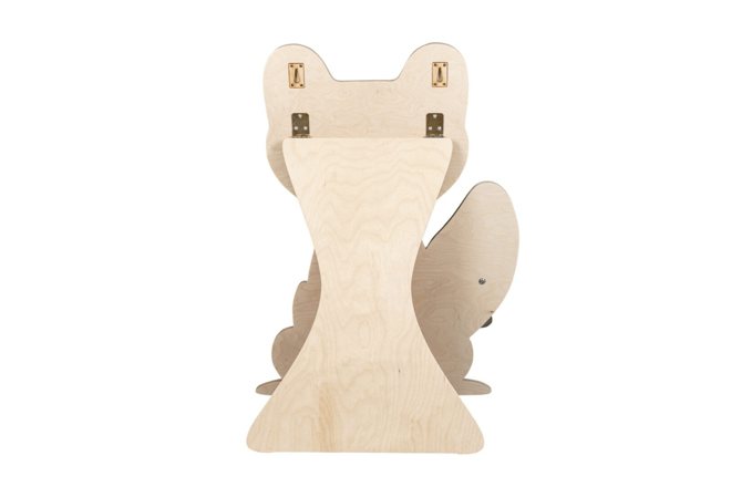 Tavola Montessori Volpe Zoe grigio