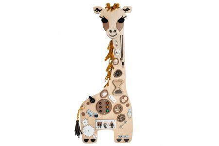 Aktivitätsbrett Giraffe Anna