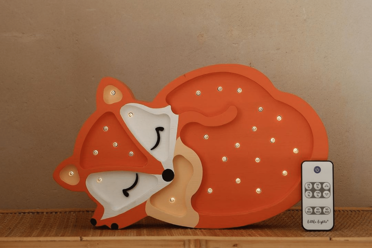 Little Lights Orange Fox Lamp