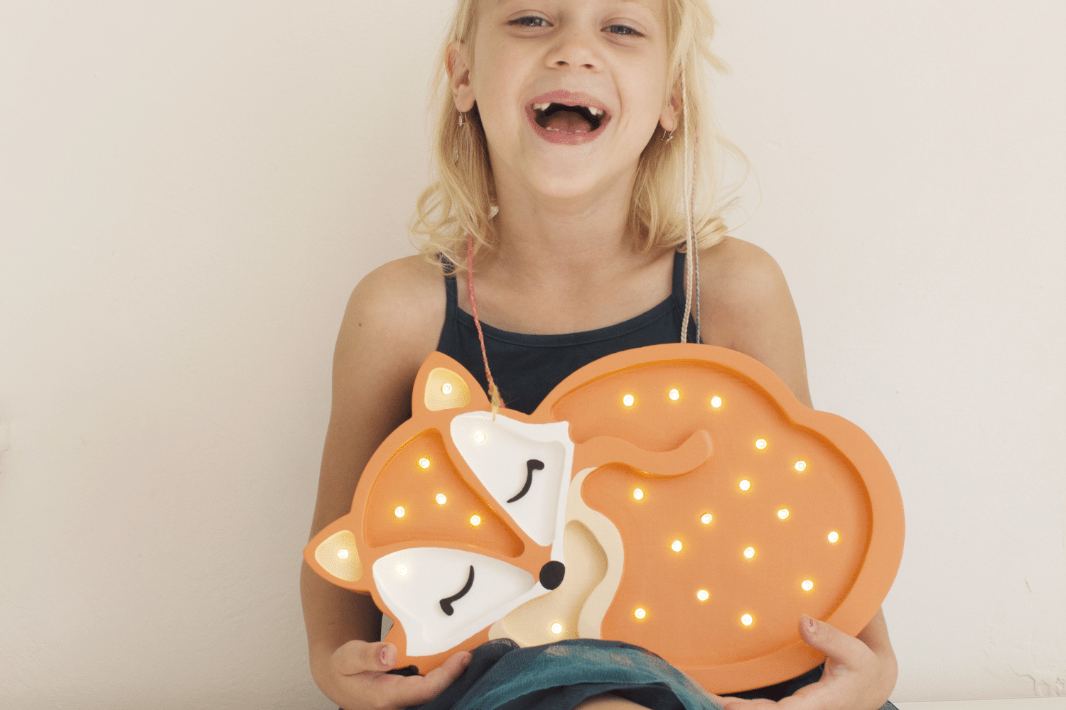 Little Lights Orange Fox Lamp