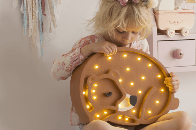 Lampe Little Lights Ours de Forêt LED