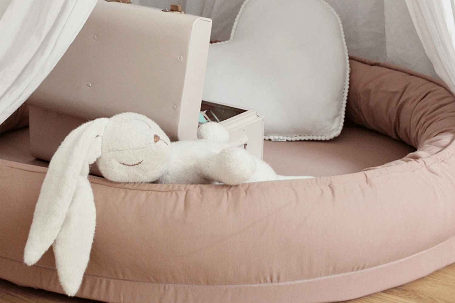 Babynest Basic Dusty Peachohne Rüschen