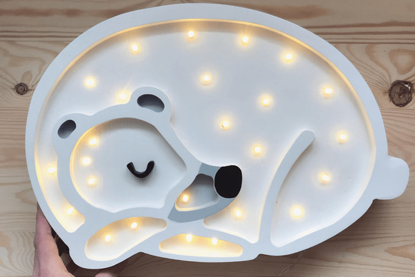 Lampa Little Lights Lední medvěd LED