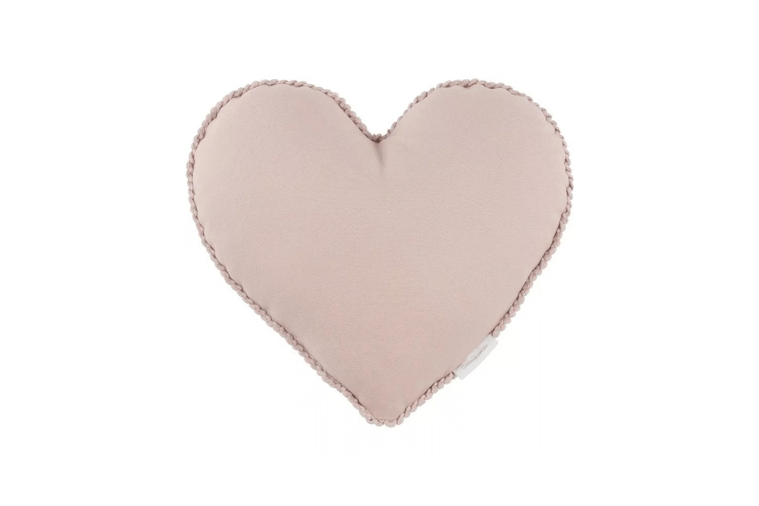 Boho Powder Pink Heart Cushion