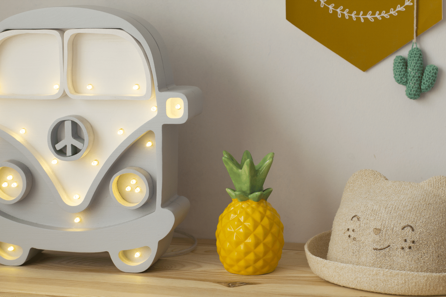 Lampe Little Lights Van Gris LED