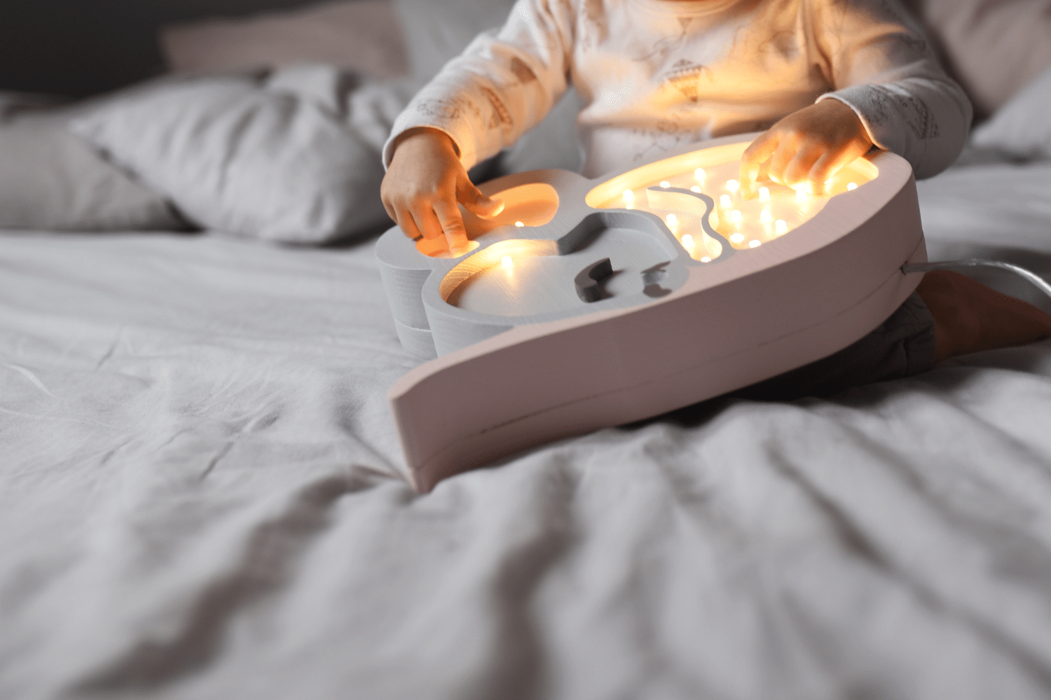 Lampe Little Lights Souris Grise LED