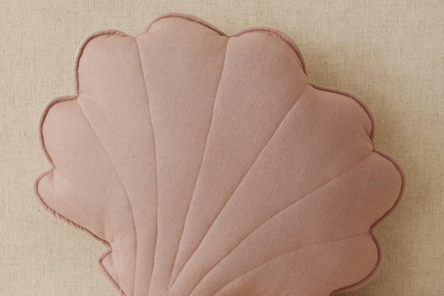 Almofada Concha Powder Pink