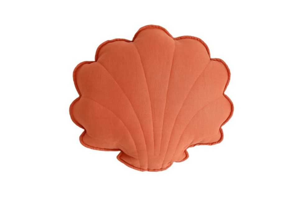 Papaya Shell Cushion