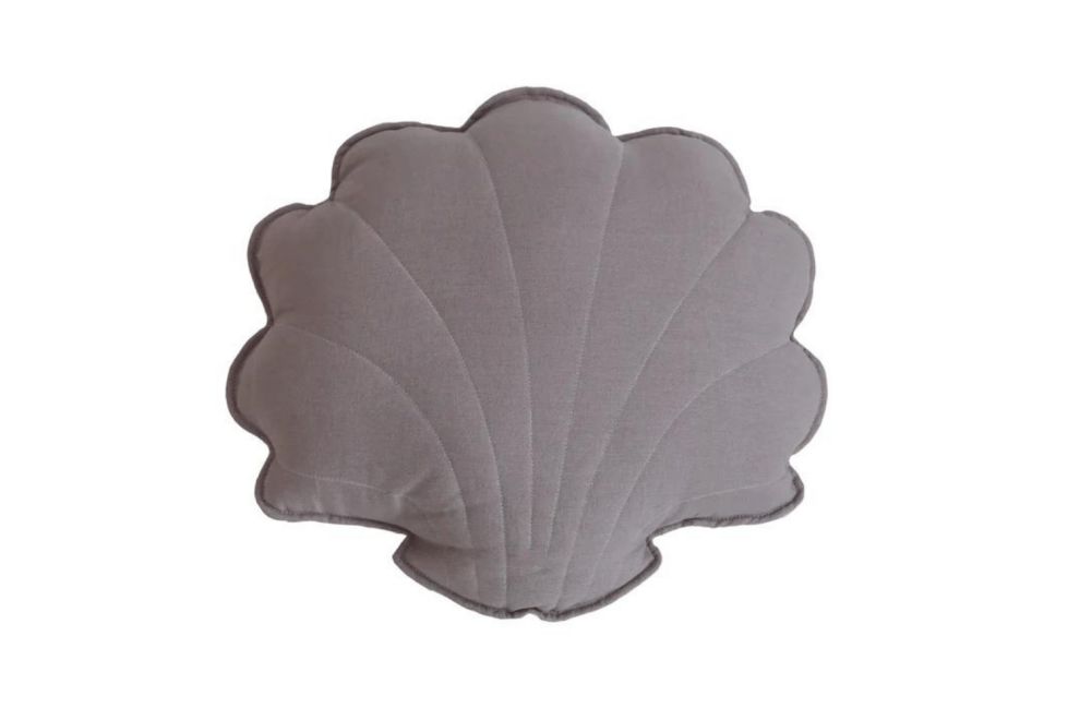 Grey Shell Cushion
