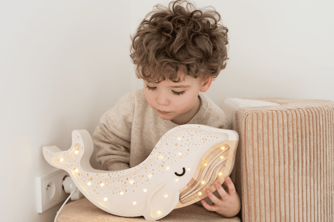 Lampa Little Lights Velryba LED