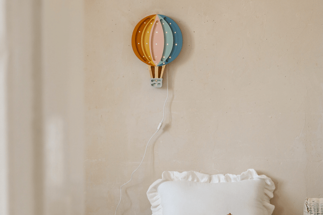 Lampe Little Lights Montgolfière Retro LED