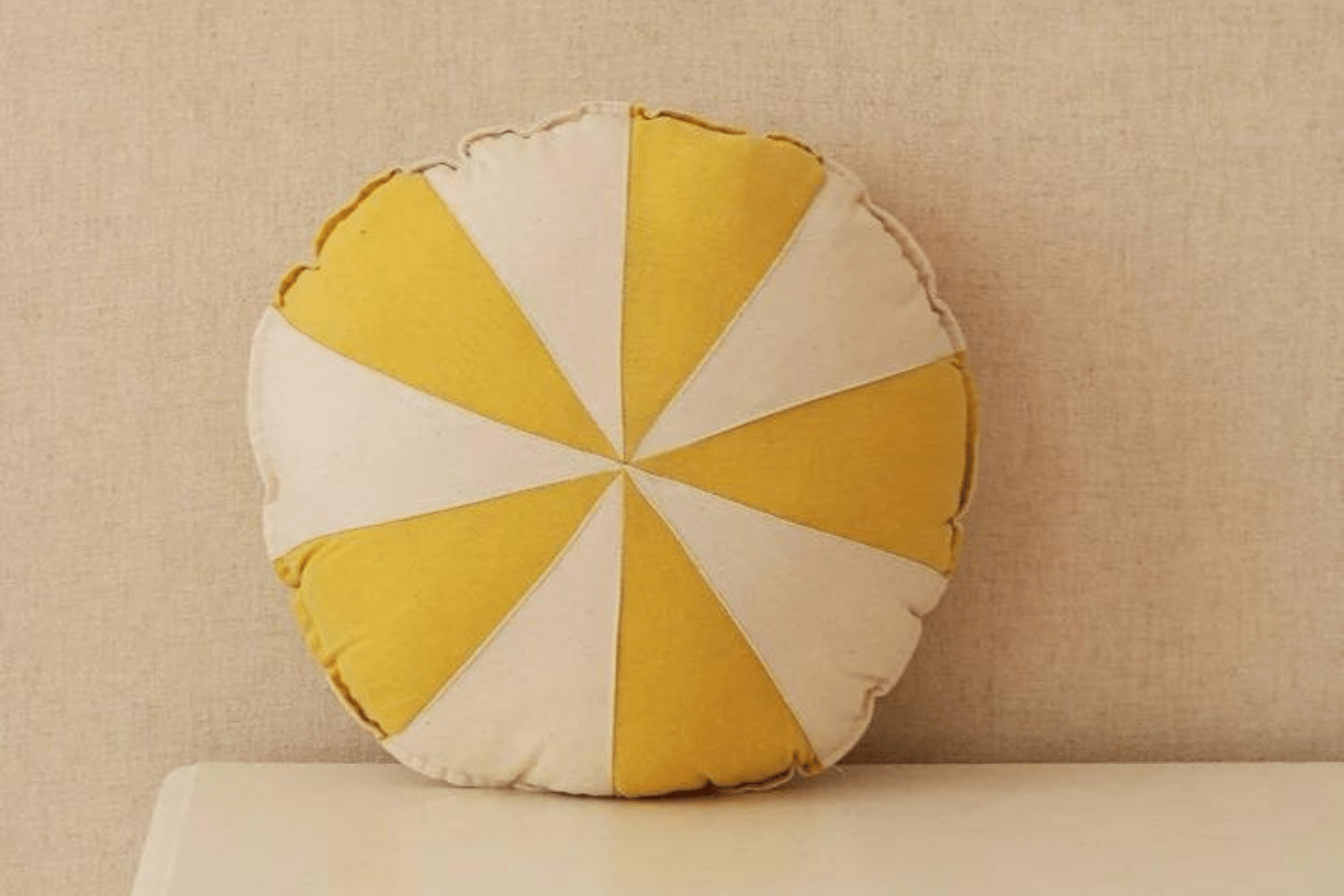 Coussin Cirque Jaune