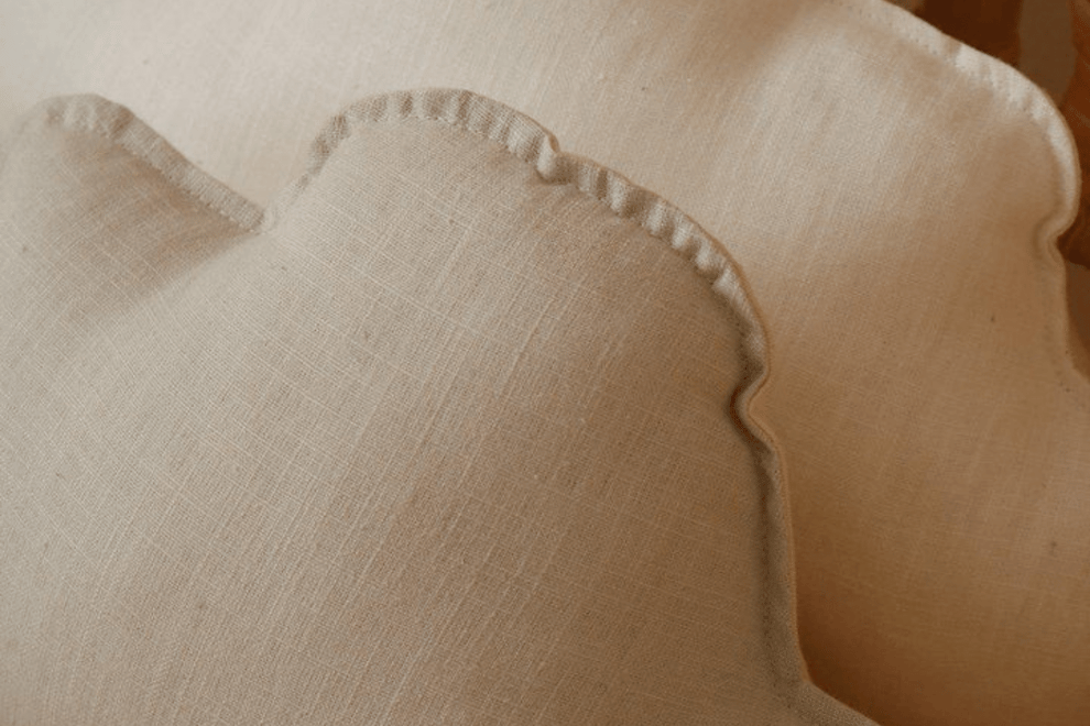 Coussin Nuage en Lin Naturel