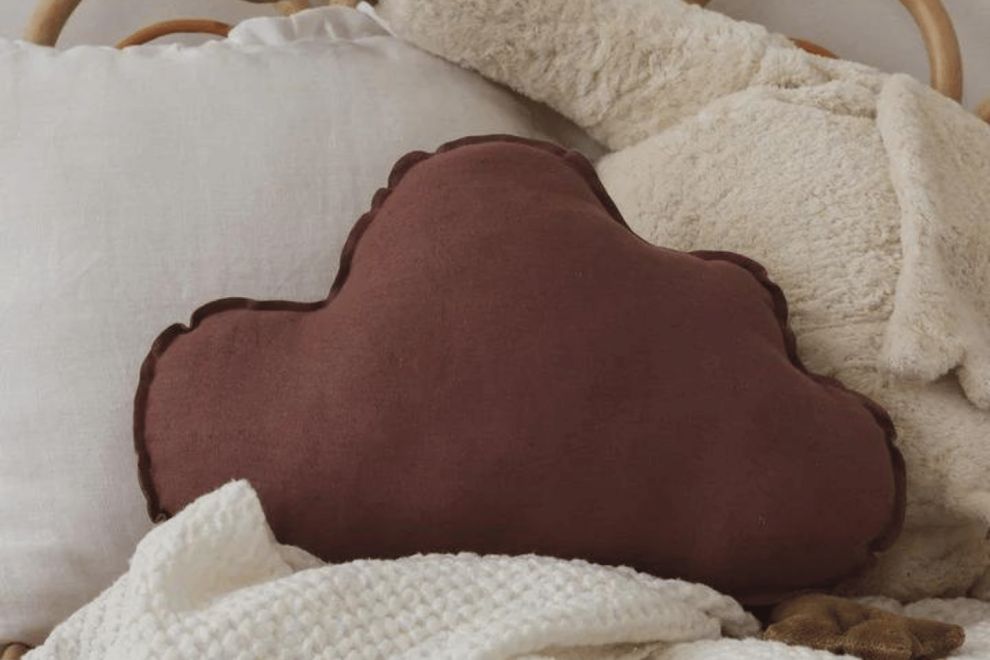Marsala Cloud Linen Cushion