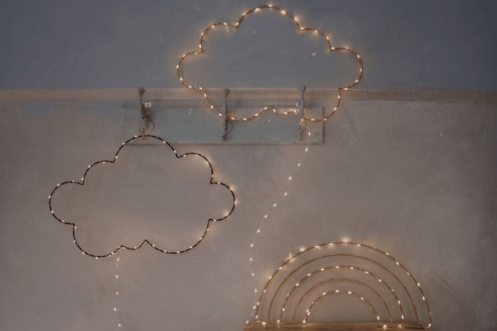 Metal Wire LED Light - Cloud