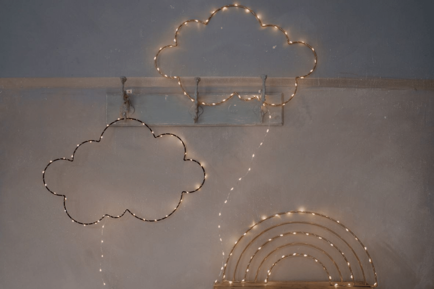 Metal Wire LED Light - Cloud