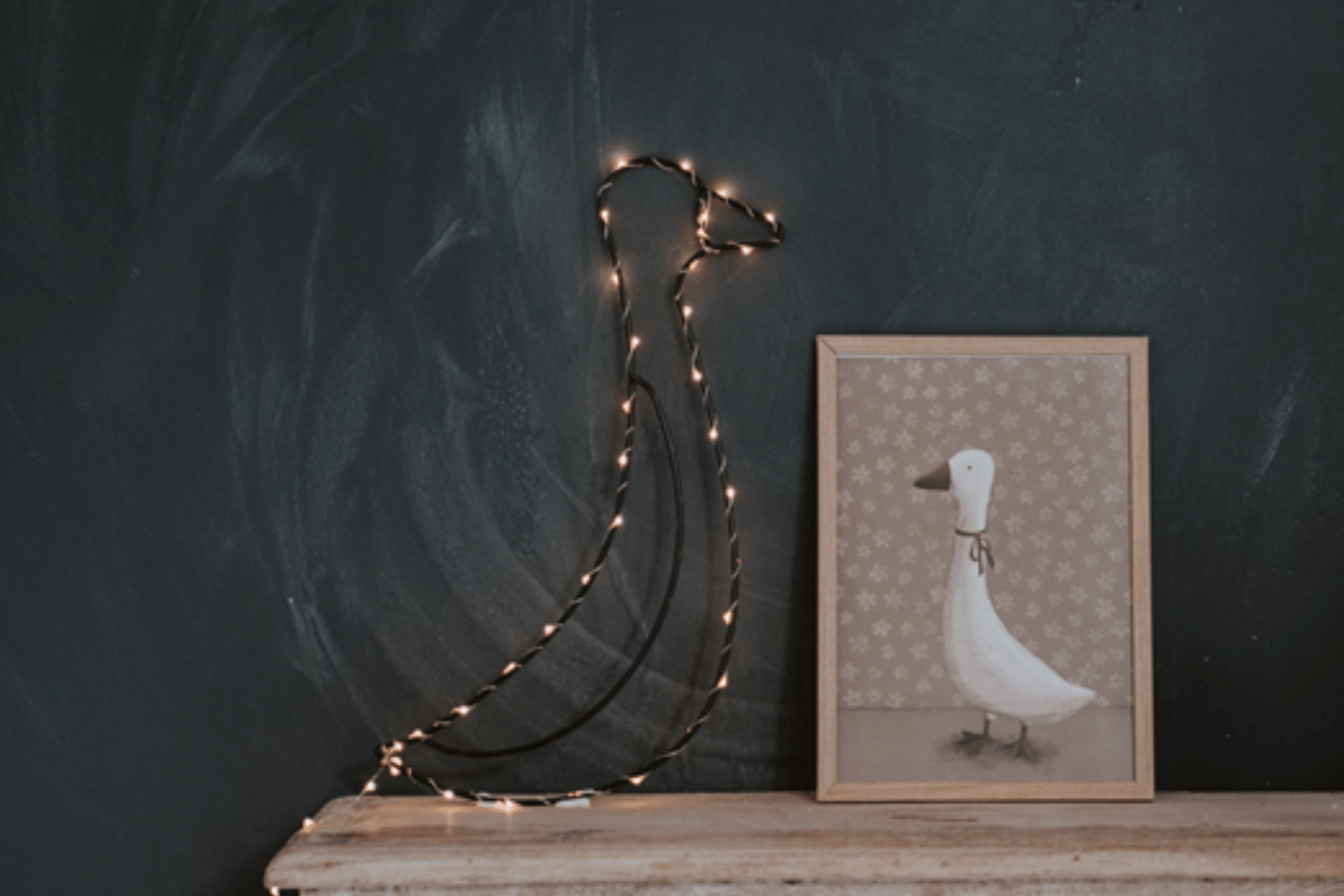 Metal Wire LED Light - Goose