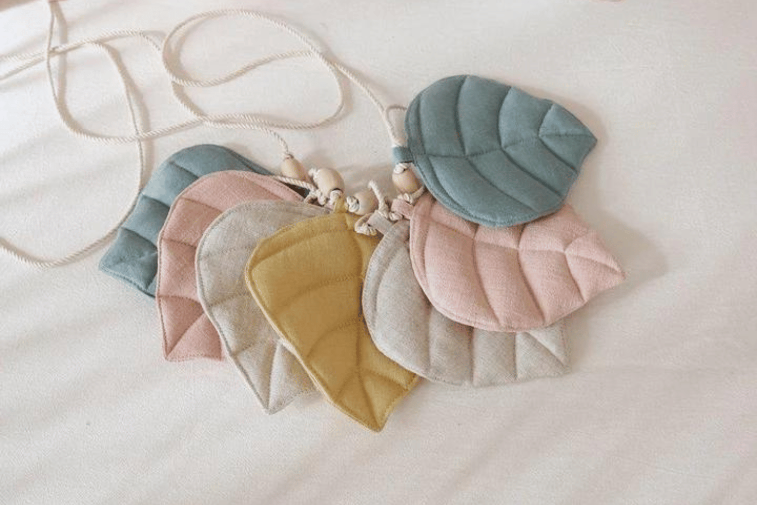 Linen Leaf Garland Summer