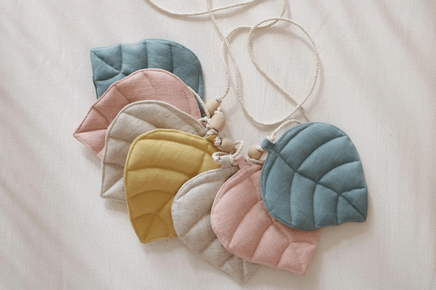 Linen Leaf Garland Summer