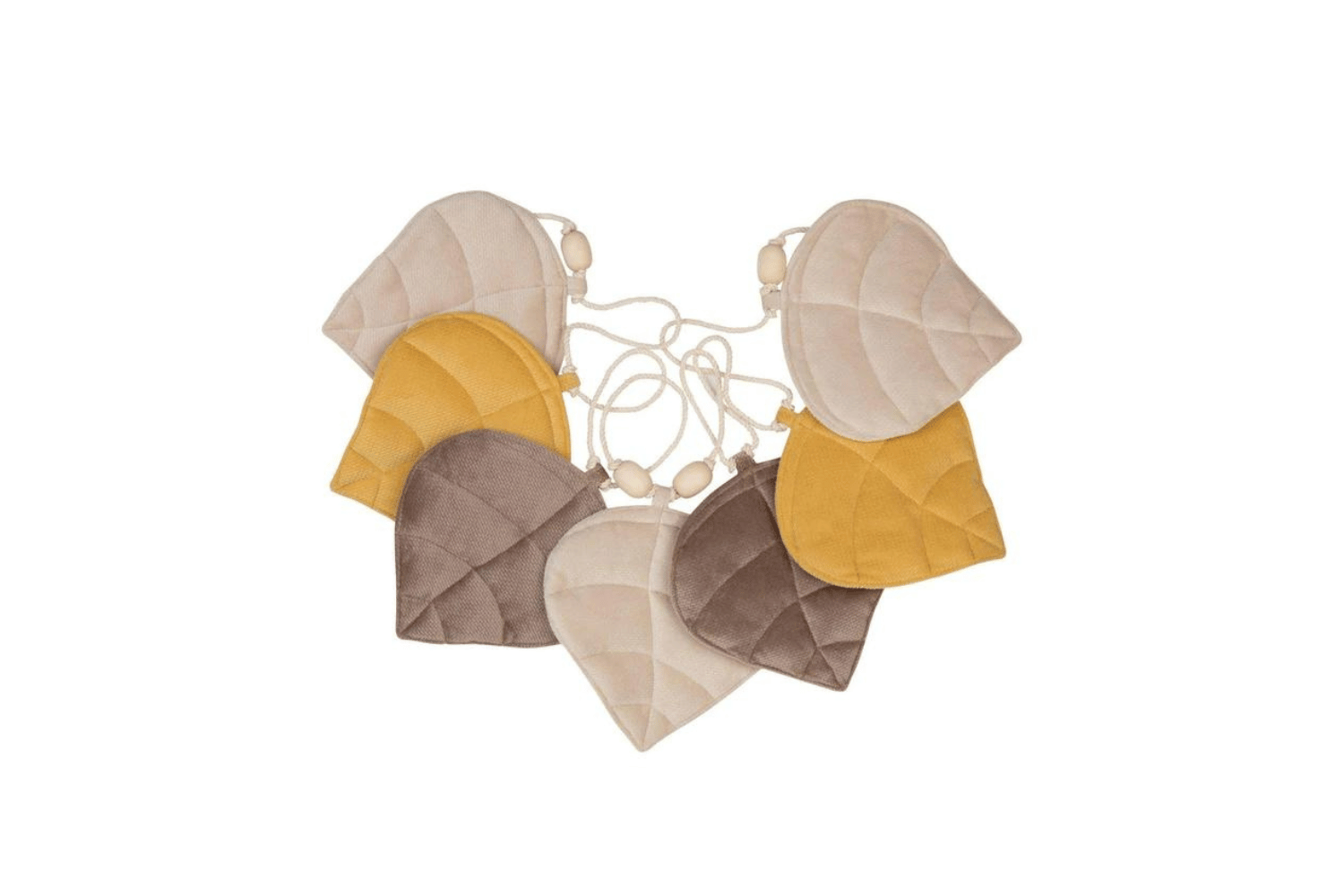 Velour Leaf Garland Autumn