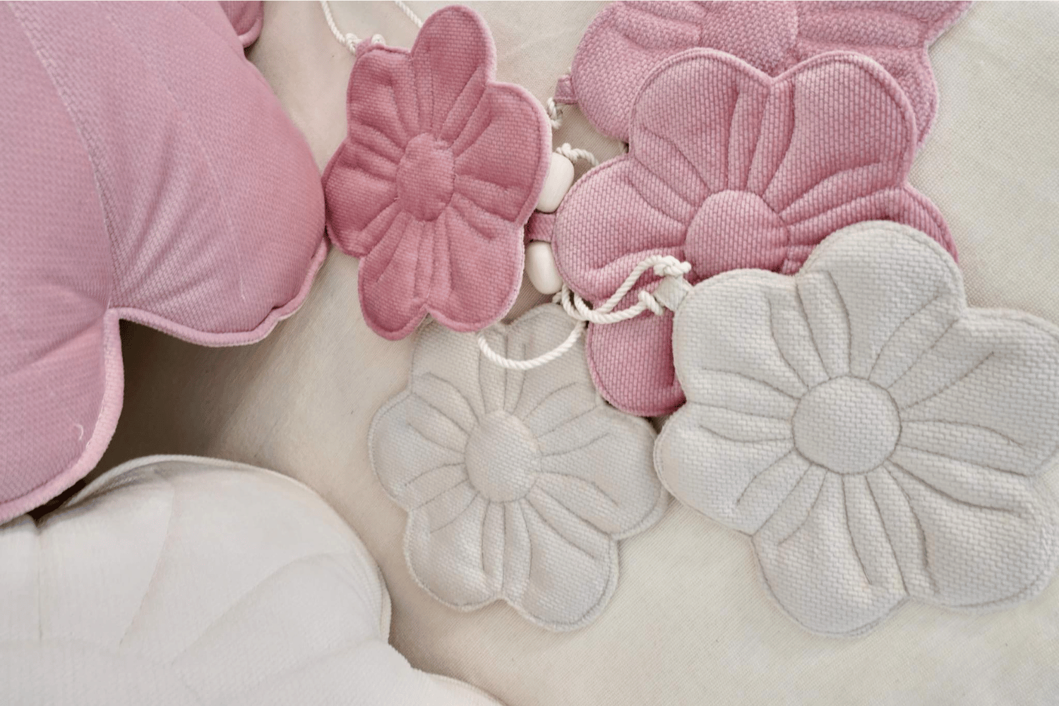 Velour Flower Garland - Candy Bouqet