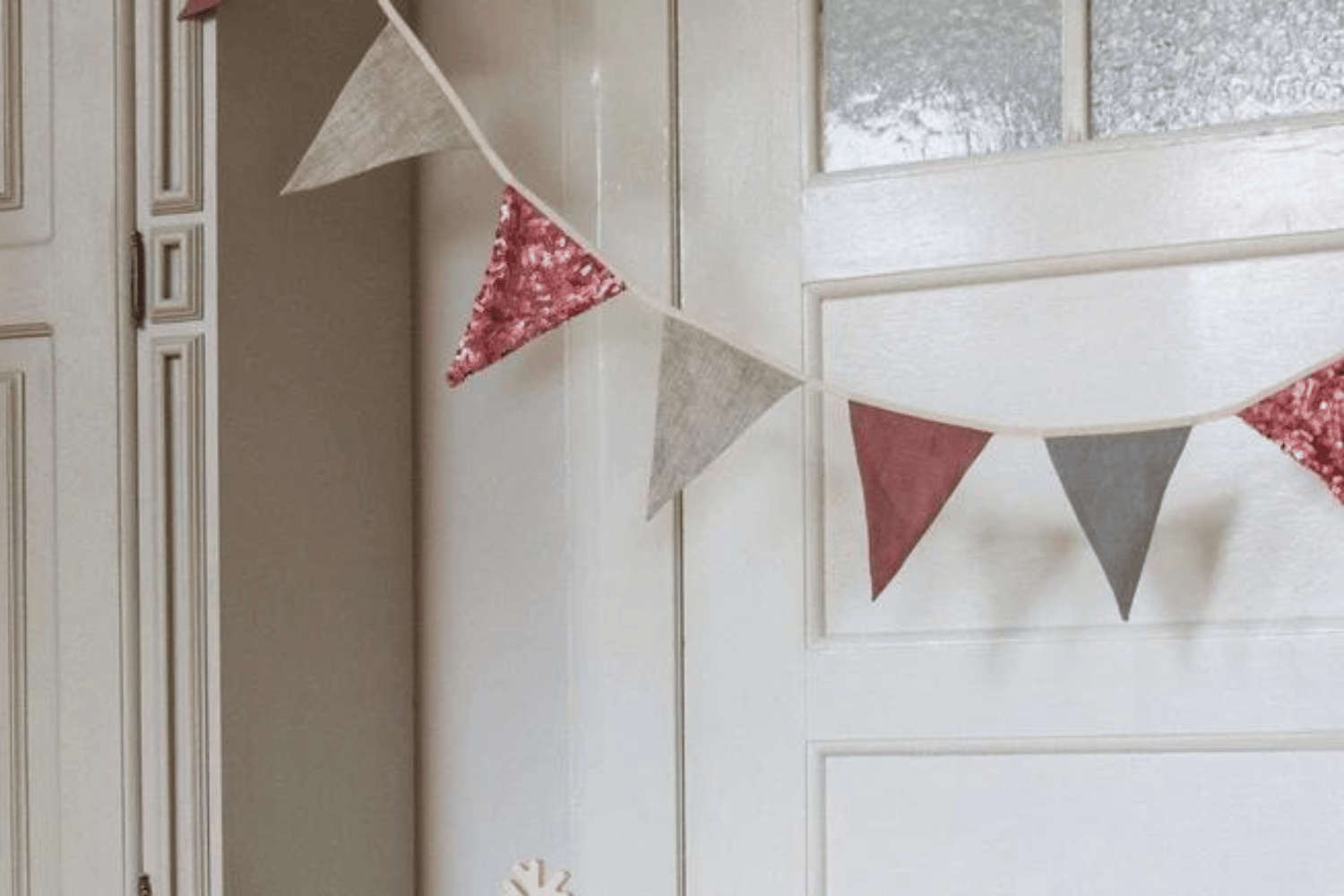 Pink Sequin Garland