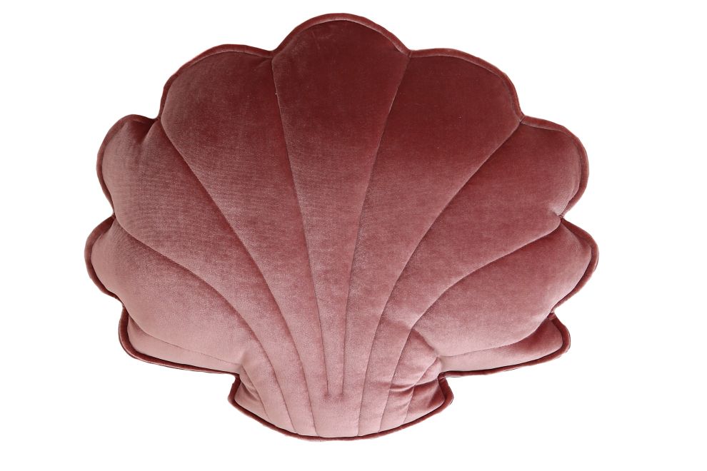 Plum Pearl Shell Cushion