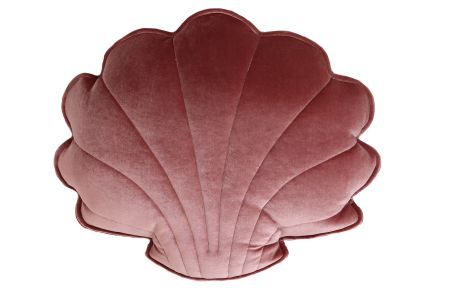 Coussin Coquillage en Velours Cosmic Pearl