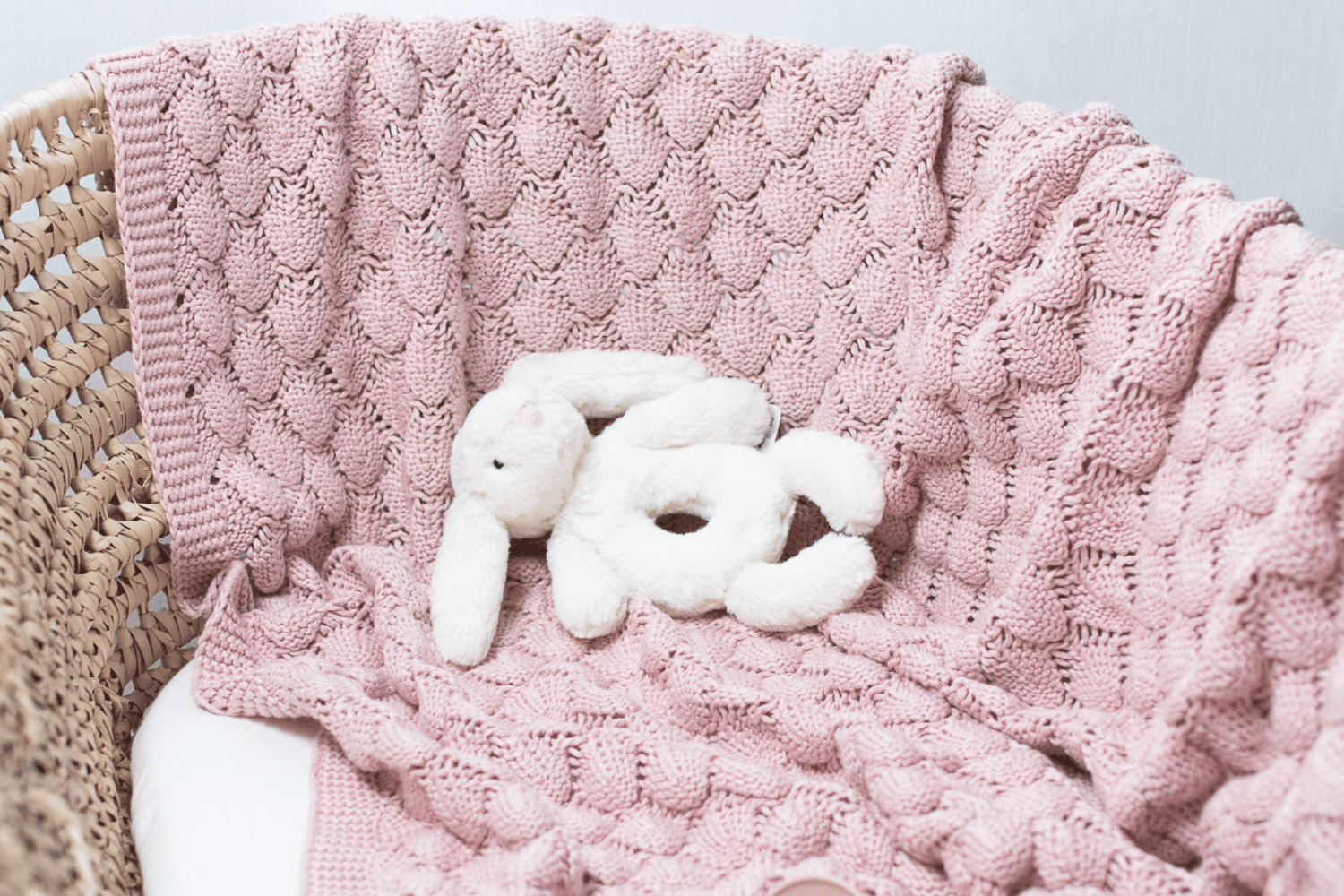 Foggy Pink Soft Bamboo Blanket