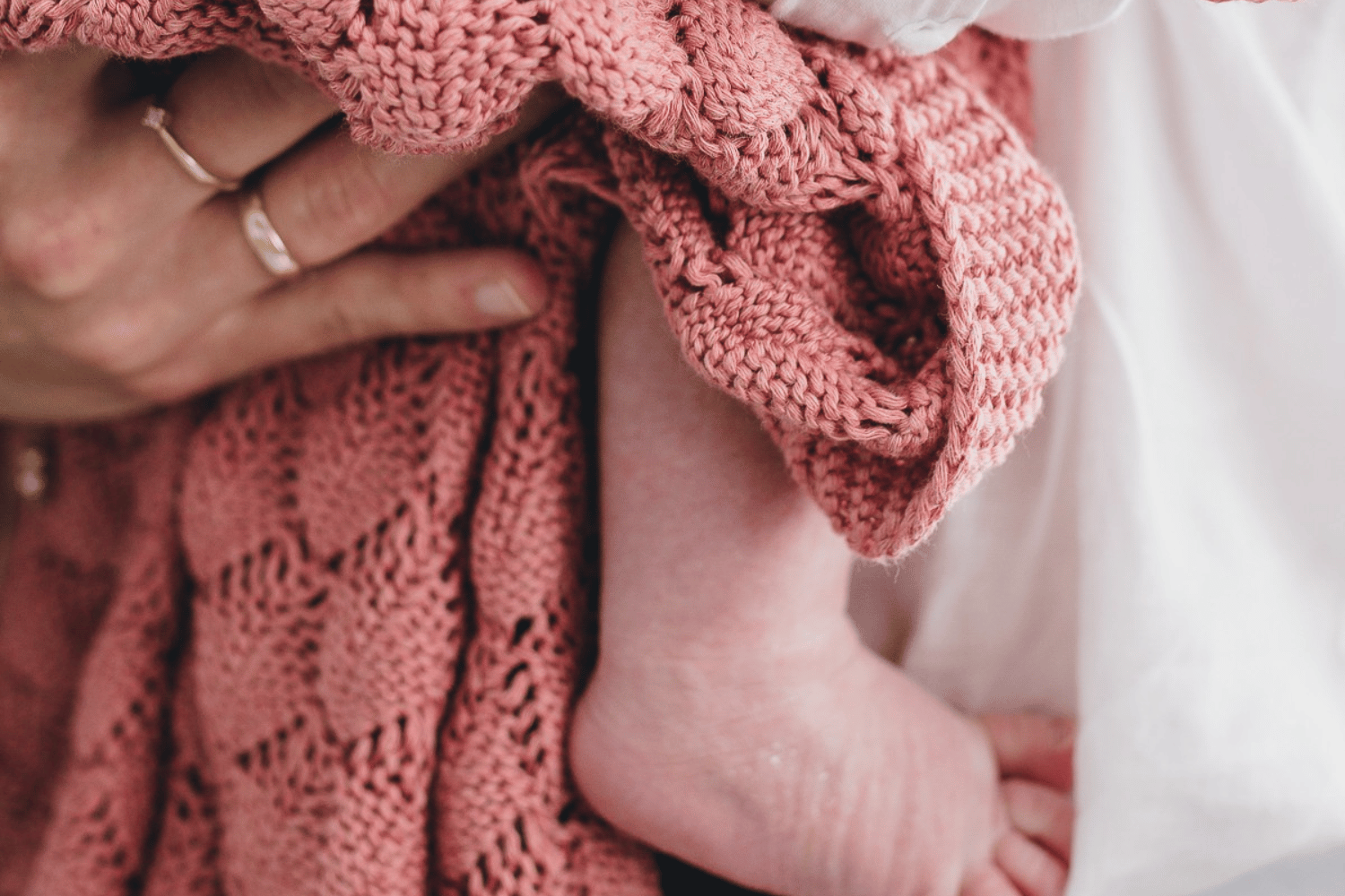 Vintage Pink Soft Bamboo Blanket