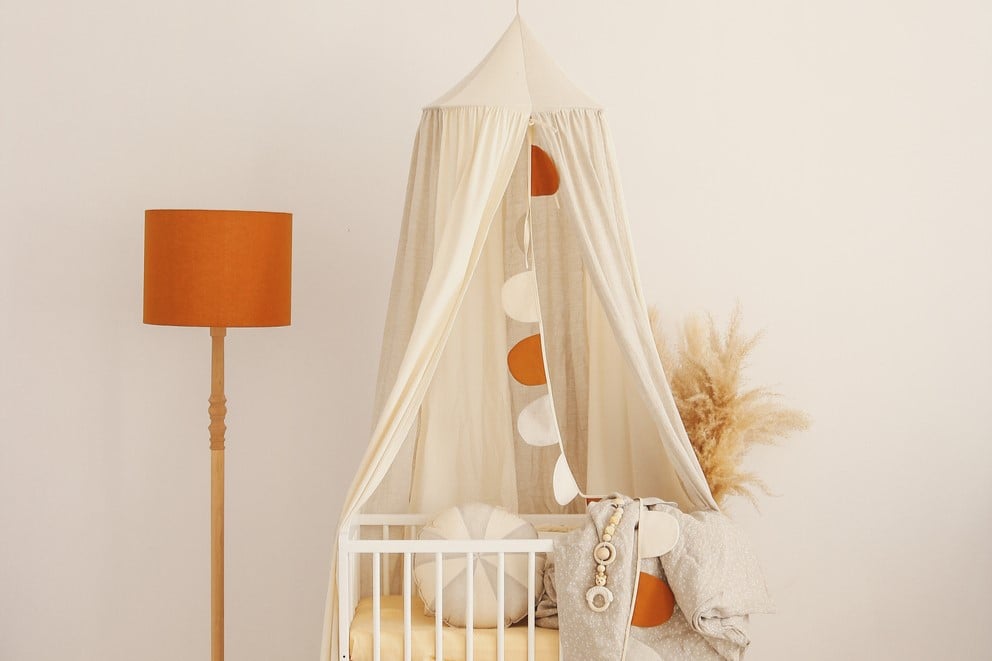 Circus Cream Canopy