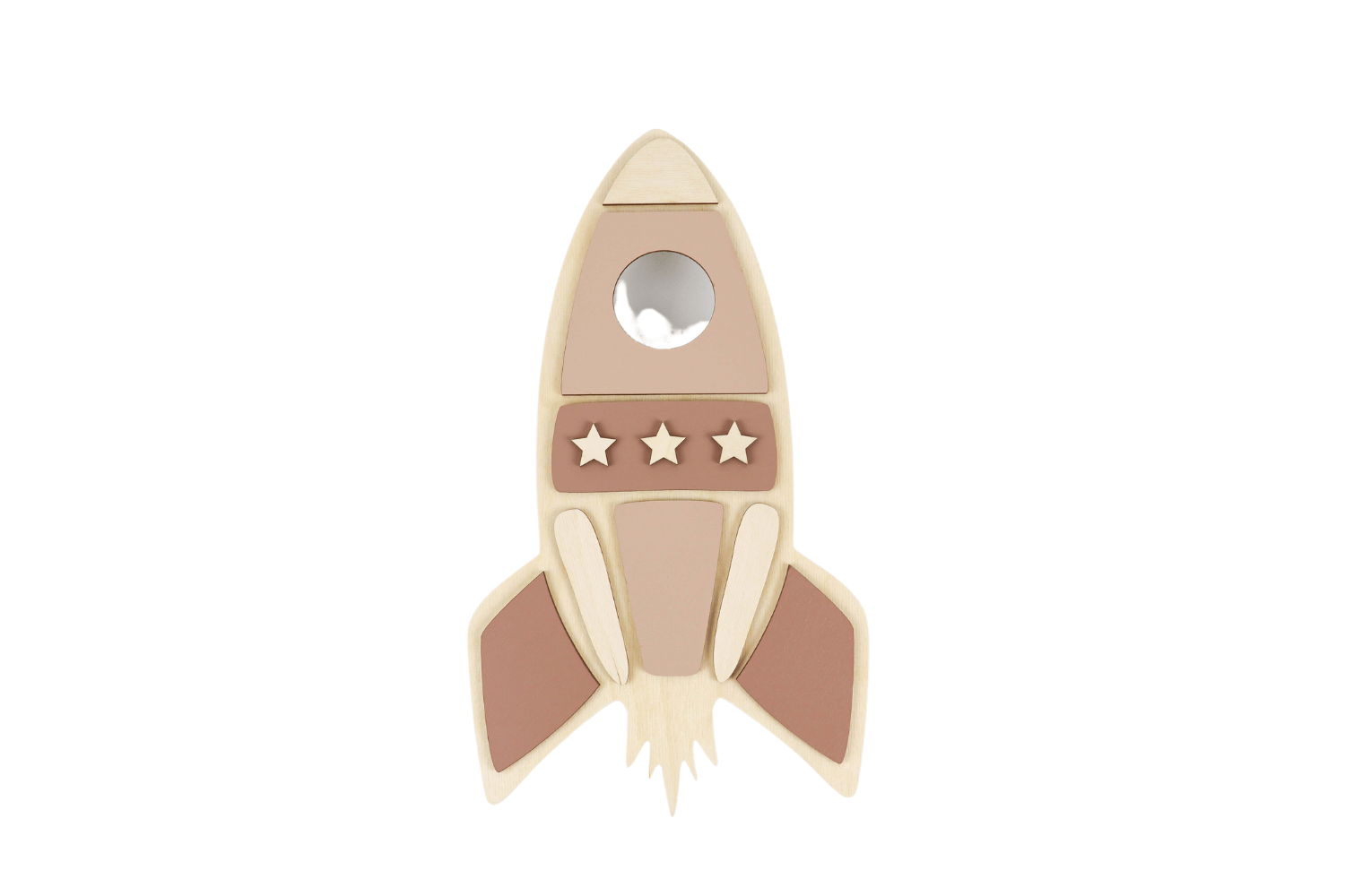 Rocket Lamp - Brown