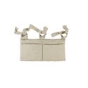 Bolsa de Almacenamiento Cama - Beige con lunares dorados