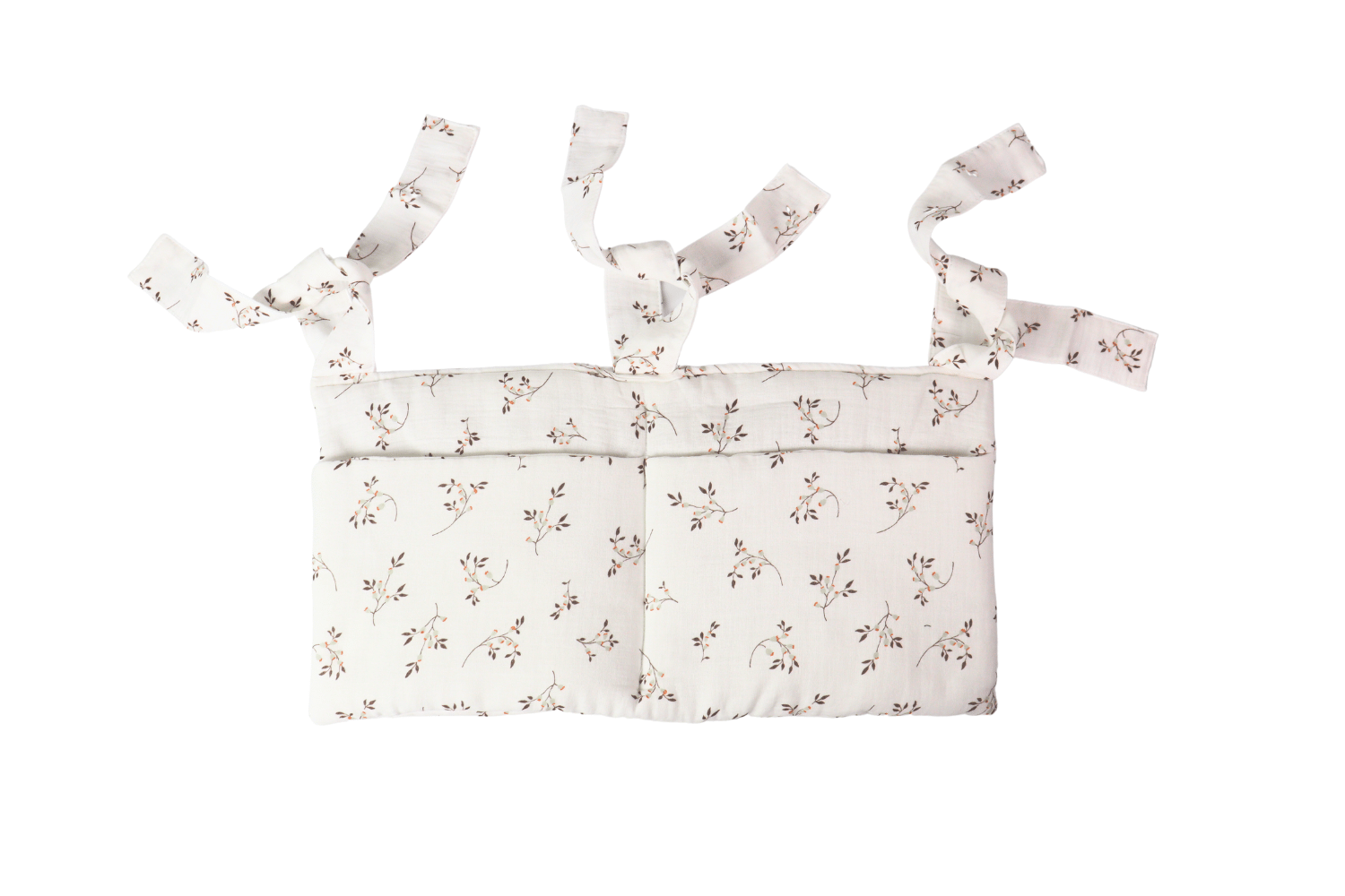 Pochette de Rangement Lit - Fleurs de Coton