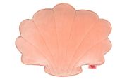 Peach Shell Soft Velour Cushion