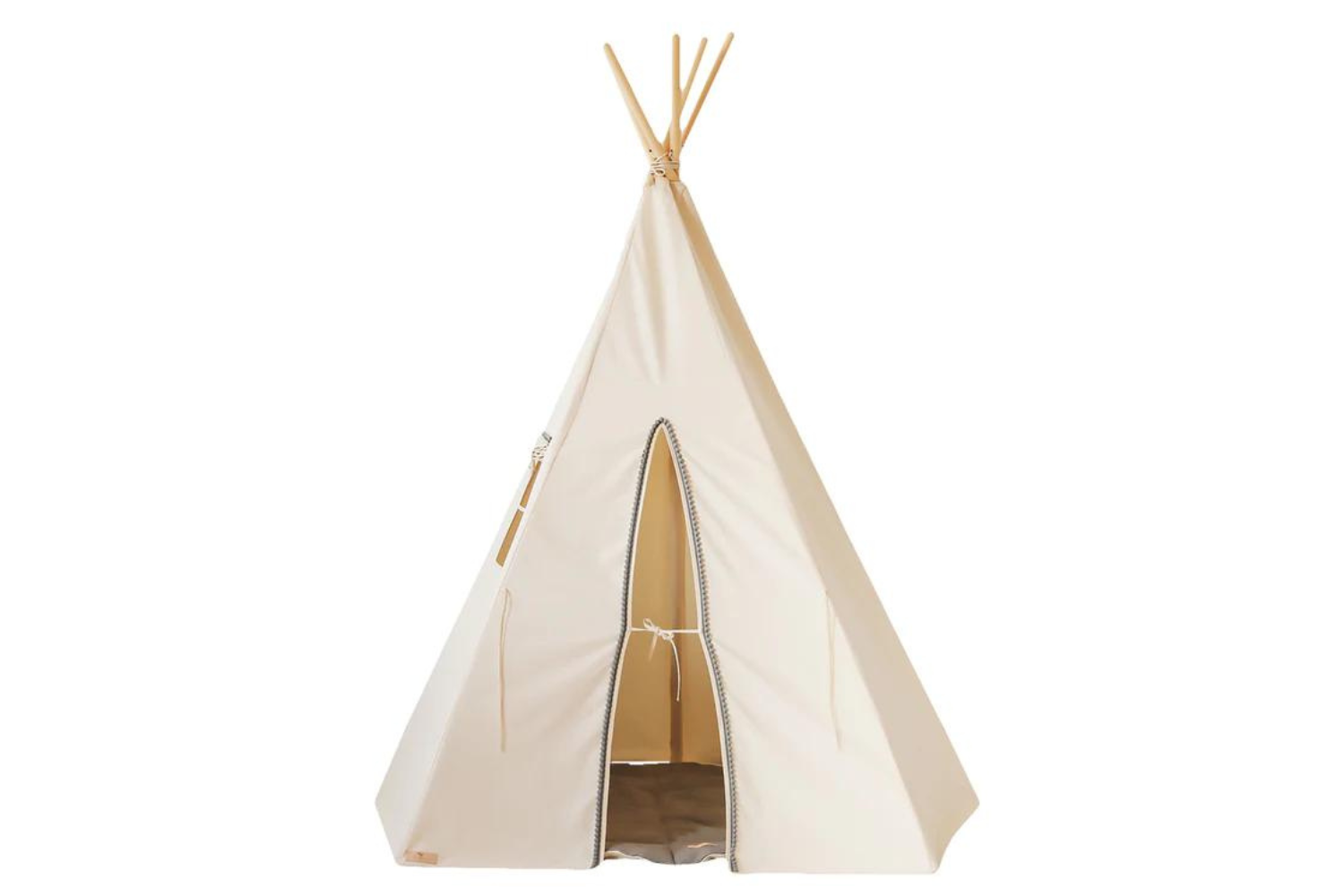 Grey Pompoms Tipi