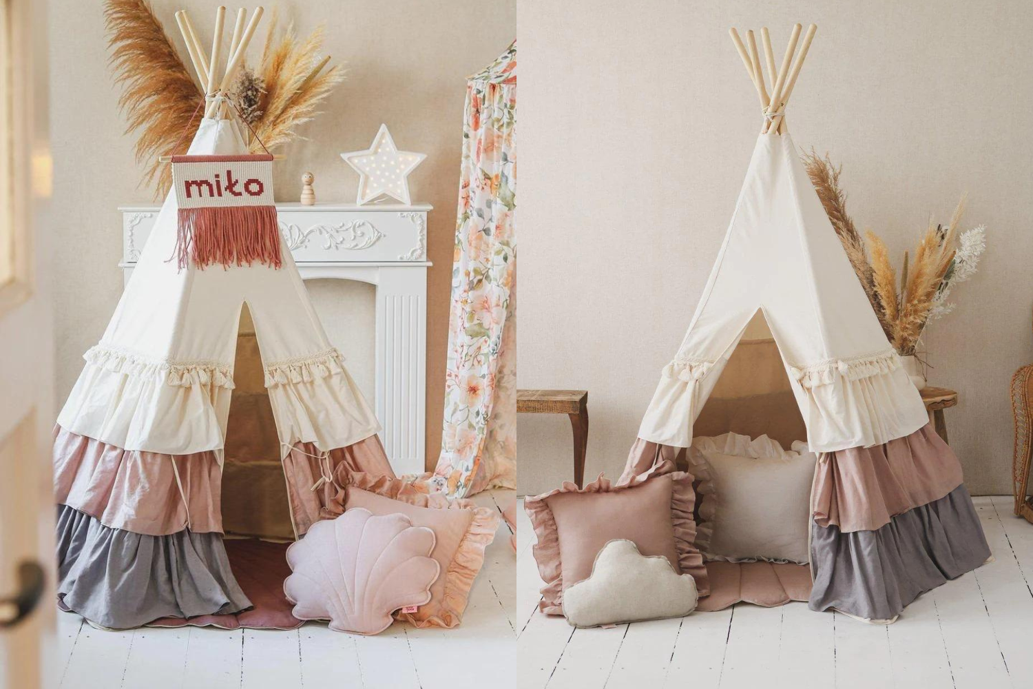 Pastel Ruffles Tipi