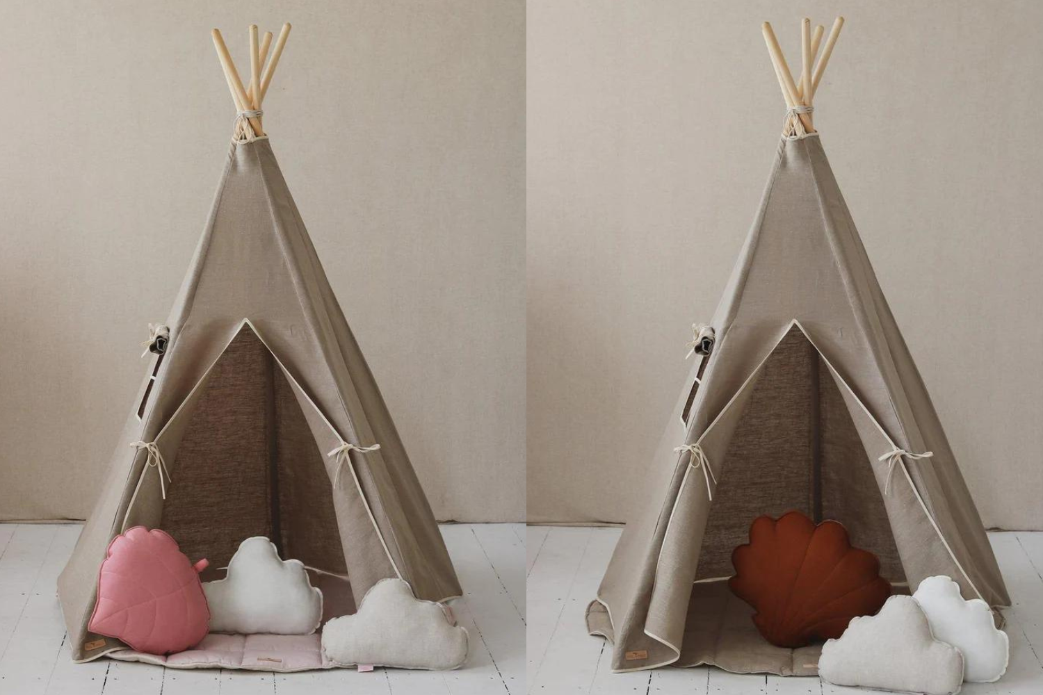 Natural Linen Tipi