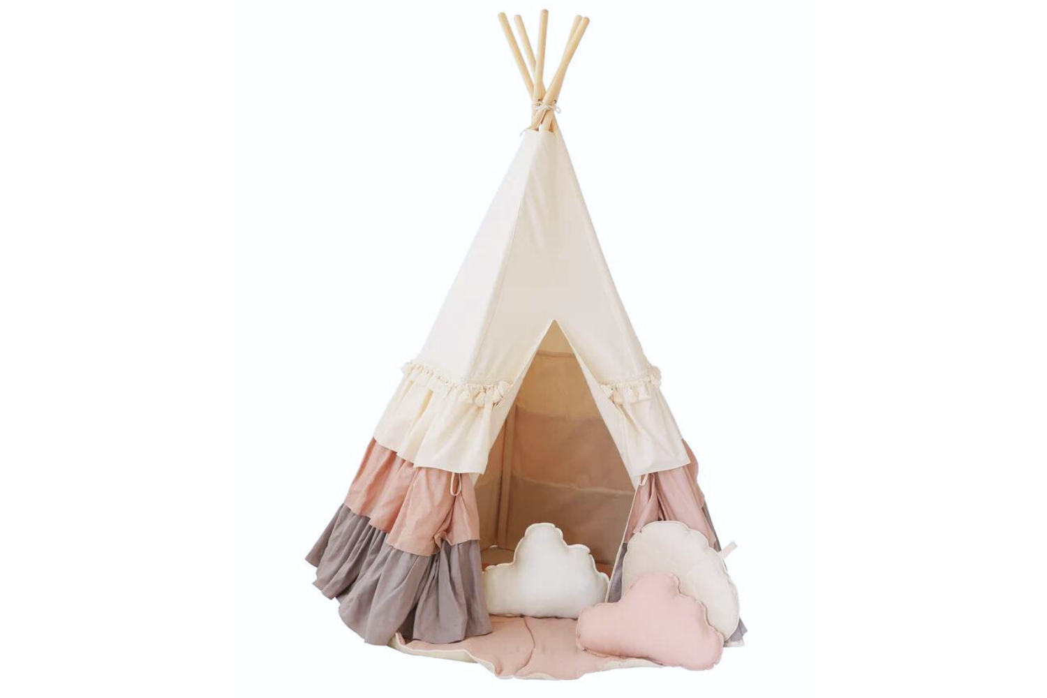 Pastel Ruffles Tipi