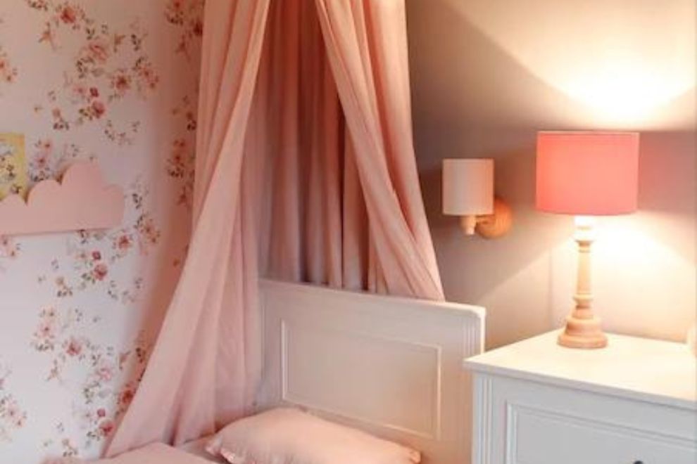 Pink Velvet Large Bedside Lamp